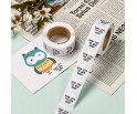 Naklejki Podziękowanie za Zamówienie "THANK YOU FOR YOUR ORDER" 2,5cm 50szt