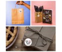 Naklejki Podziękowanie za Zamówienie "THANK YOU FOR YOUR ORDER" 2,5cm 50szt