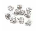 Przekładka Modułowa KORALIKI MODUŁOWE Przekładki z Uszkiem Metal 9x6mm 10sz