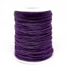 Sznurek Jubilerski Woskowany Fioletowy Ciemny 1mm 10m