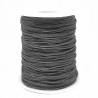 Sznurek Jubilerski Woskowany Szary Ciemny 1mm 10m
