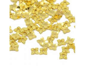 Nakładka Przekładka Ozdobna KWIATEK 6x6mm 20szt