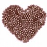 Koraliki Akryl Perły Okrągły Brązowe 4mm 25g/850szt