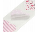 Naklejki Serca Serduszka Scrapbooking Walentynki 8 wzorów 2,5cm Mix 10szt