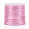 Sznurek Jubilerski Satynowy Nylonowy Błyszczący 1,5mm 15m Szpula Róż Jasny