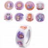 Naklejki Ozdobne dla Dzieci 8 wzorów Sowa Króliczek Miś Słonik 2,5cm 50szt