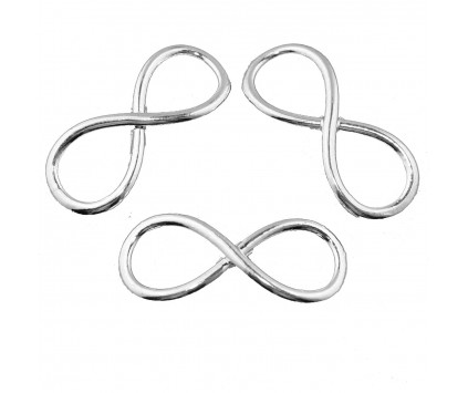 Łącznik nieskończoność INFINITY 29x14mm 3 sztuki metal