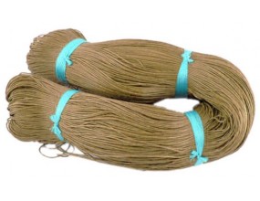 Sznurek bawełniany  woskowany 1mm 80 metrów