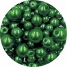 Koraliki perły 4-8mm perełki szklane woskowane mix 200szt zielone