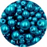 Koraliki perły 4-8mm perełki szklane woskowane mix 200szt seledynowe