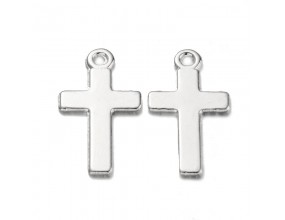 Zawieszka WISIOREK charms KRZYŻYK 24x13mm 4szt