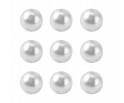 Koraliki Akryl Perły Okrągły Biały 4mm 25g/850szt