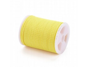 04 Sznurek Jubilerski 1mm Woskowany Poliestrowy na Szpulce Szpula 11m Topli