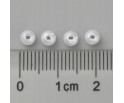 Koraliki Akryl Perły Okrągły Biały 4mm 25g/850szt