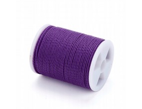 13 Sznurek Jubilerski 1mm Woskowany Poliestrowy na Szpulce Szpula 11m Topli