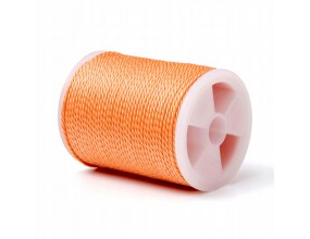 26 Sznurek Jubilerski 1mm Woskowany Poliestrowy na Szpulce Szpula 11m Topli