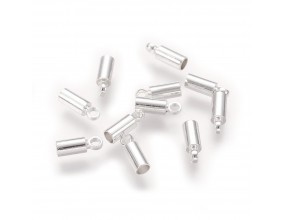 Końcówka zakończenie rzemienia sznurka 8x3mm 6szt