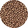 Koraliki Akrylowe Perły 4mm Okrągłe Kuleczki Perełki Brązowe 200szt
