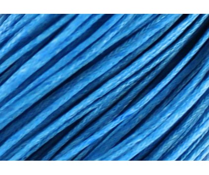 Sznurek Jubilerski Bawełniany Woskowany 1,5mm 4m niebieski