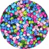 Mix Koraliki Szklane Drobne Seeds Sutasz 2mm Niebiesko Różowo Zielony 30g