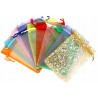 Woreczki z Organzy Organza Opakowanie Prezentowe Woreczek Mix 10szt