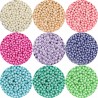Koraliki Szklane Perły Perełki 4mm Kuleczki Pastelowe 9x50 Zestaw 450szt