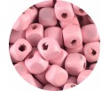 Koraliki Drewniane KOSTKI 8x8mm Różowe Jasne 20szt Drewno