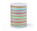 Sznurek Jubilerski Poliestrowy Kolorowy Pastelowy 1mm 7m
