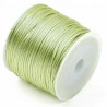 Sznurek Jubilerski Satynowy Nylonowy 1mm 30m Oliwkowy Szpula