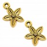 ZAWIESZKA KWIAT KWIATEK CHARMS 13.5x10.5mm 4szt