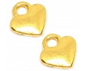 ZAWIESZKA SERCE SERDUSZKO CHARMS 8x7mm METAL 6szt