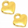 ZAWIESZKA SERCE SERDUSZKO CHARMS 8x7mm METAL 6szt