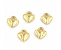 ZAWIESZKA SERCE SERDUSZKO CHARMS 8x7mm METAL 6szt