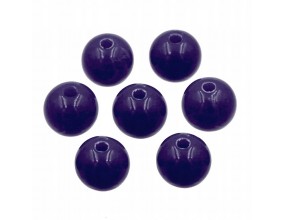 Koraliki Kulki Akrylowe Pastelowe Gładkie 8mm 20sz