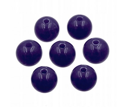 Koraliki Kulki Akrylowe Pastelowe Gładkie 8mm 20sz