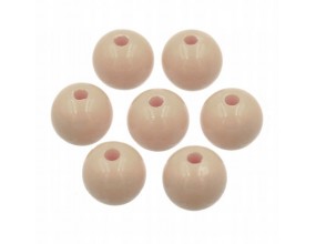 Koraliki Kulki Akrylowe Pastelowe Gładkie 8mm 20sz