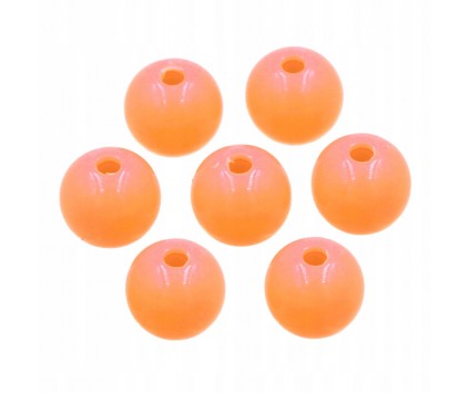 Koraliki Kulki Akrylowe Pastelowe Gładkie 8mm 20sz