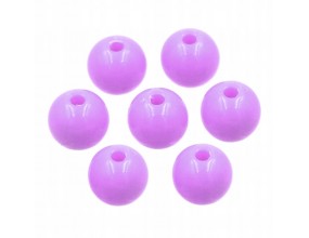 Koraliki Kulki Akrylowe Pastelowe Gładkie 8mm 20sz