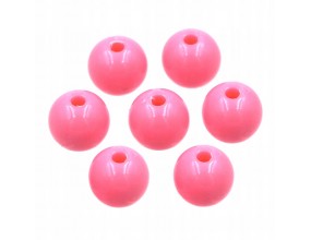 Koraliki Kulki Akrylowe Pastelowe Gładkie 8mm 20sz
