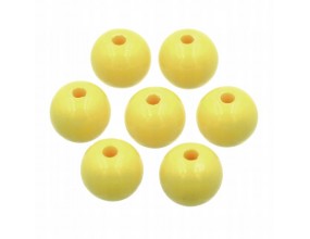 Koraliki Kulki Akrylowe Pastelowe Gładkie 8mm 20sz