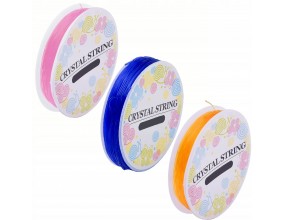 Gumka Żyłka do Bransoletek Mix 0,7mm 10m 3szt