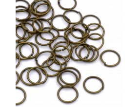 Ogniwa Kółeczka do Biżuterii 8mm 100szt Złoty Ant