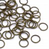 Ogniwa Kółeczka do Biżuterii 8mm 100szt Złoty Ant