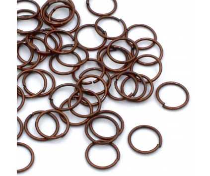 Ogniwa Kółeczka do Biżuterii 8mm 100szt Miedziany