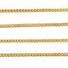 Łańcuszek do biżuterii 1,5x2x0,5mm 1metr k. złoty