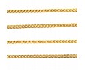 Łańcuszek do biżuterii 1,5x2x0,5mm 1metr k. złoty