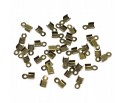 Końcówka Zakończenie Sznurka 6x3mm Złoty Ant. 50sz