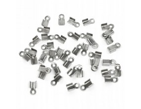 Końcówka Zakończenie Sznurka 6x3mm Ciemne 50szt