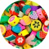 OWOCE FIMO KORALIKI POLIMEROWE 7-12mm 20szt