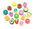 OWOCE FIMO KORALIKI POLIMEROWE 7-12mm 20szt